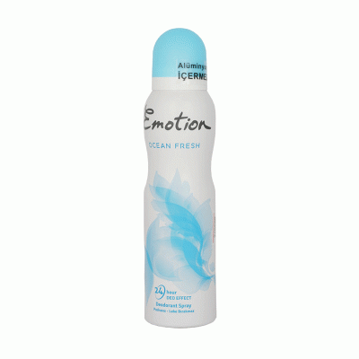 اسپری ضد تعریق زنانه Emotionایموشن آبی مدل OCEAN FRESH حجم150 میلی لیتر