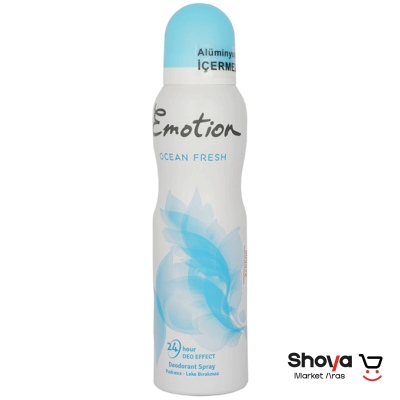 اسپری ضد تعریق زنانه Emotionایموشن آبی مدل OCEAN FRESH حجم150 میلی لیتر