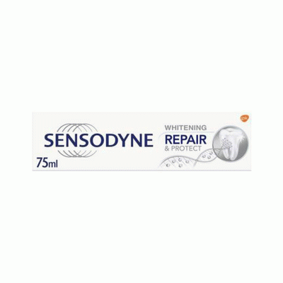 خمیر دندان سفید کننده سنسوداینSENSODYNE مدل REPAIR & PROTECT حجم75 میلی لیتر