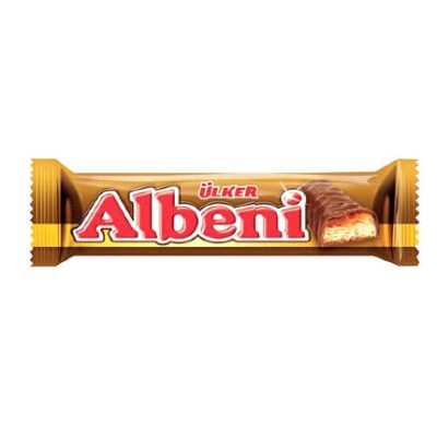 بیسکویت شکلاتی کاراملی Albeni آلبنی اولکر 52 گرم