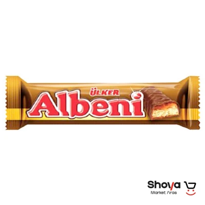 بیسکویت شکلاتی کاراملی Albeni آلبنی اولکر 52 گرم