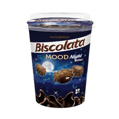 بیسکولاتا مودBiscolata MOOD شکلات تلخ سرمه ای 125 گرم