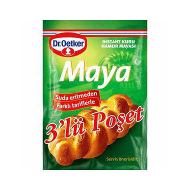 خمیر مایهDR.Oetker دکتر اوتکر بسته 3 عددی