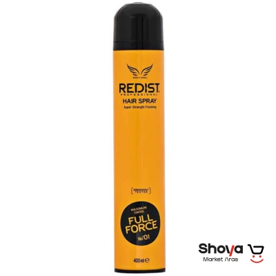 اسپری حالت دهنده قوی مو ردیستREDIST مدل FULL FORCEحجم400 میلی لیتر