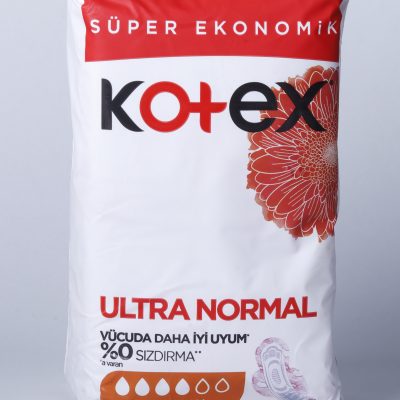 نوار بهداشتی kotex سری ultra سایز نرمال بسته 24 عددی