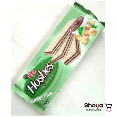 ویفر هوش بش hoshbesh با کارامل فندق 142 گرم