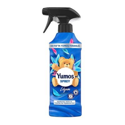 اسپری خوشبو کننده هوا Yumosh یوموش آبی رایحه گل لیلیوم 450 میلی لیتر