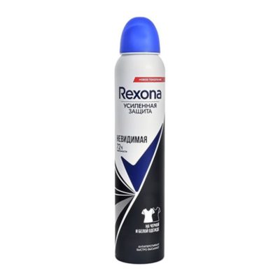 اسپری ضد تعریق زنانه رکسوناRexona مدل اینویزیبل 72 ساعته