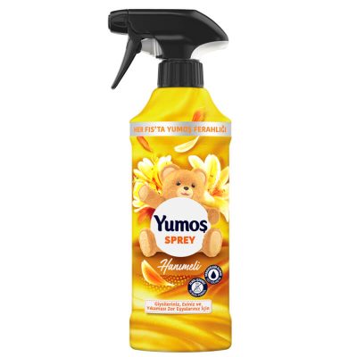 اسپری خوشبو کننده هوا Yumosh یوموش زرد رایحه گل های بهاری 450 میلی لیتر