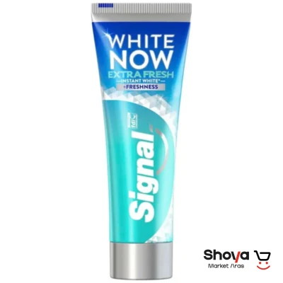 خمیر دندان سیگنال مدل وایت ناو White Now extra fresh حجم 50 میلی لیتر