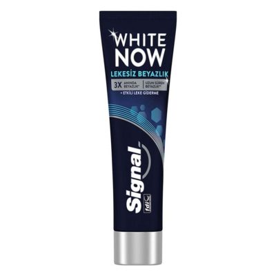 خمیر دندان سیگنال مدل وایت ناو White Now lekesiz beyazlik حجم 50 میلی لیتر