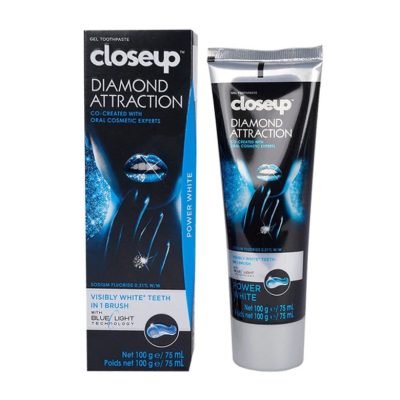 خمیر دندان ژله ای کلوزآپ Close Up مدل الماس سفید کننده 75 میلی لیتر