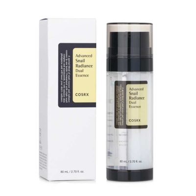 سرم اسنس دوگانه حلزون کوزارکسCOSRX مدل Snail Radiance حجم 80 میلی لیتر