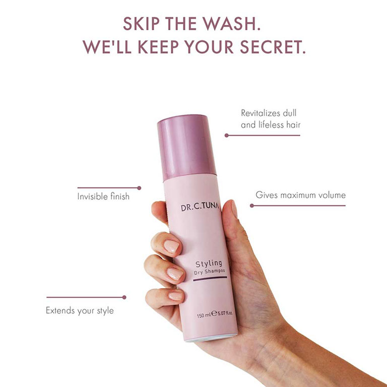 شامپو-خشک-فارماسی1-Dr.c.tuna-مدل-Styling-حجم-150 اسپری شامپو خشک فارماسی FARMASIمدل Styling حجم150 میلی لیتر - Image 1