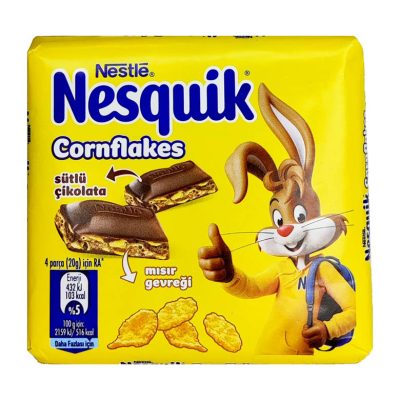 شکلات تخته ای شیری Nesquik نسکوئیک حاوی غلات شیرین 60 گرم