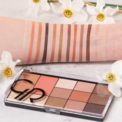 پالت آرایش صورت و چشم گلدن رز GOLDEN ROSEمدل سیتی استایل اسموکی کد 02