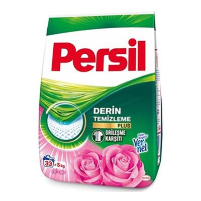 پودر ماشین لباسشویی پرسیلPersil با رایحه گل رز 5 کیلوگرم