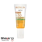 کرم ضد آفتاب بی رنگ BIOXCIN حجم 50 میلی لیتر