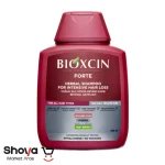 شامپو ضد ریزش مو BIOXCIN مدل FORTE مناسب انواع مو حجم 300میل