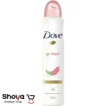 اسپری ضد تعریق Dove با رایحه انار و به لیمو حجم 250 میلی لیتر