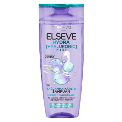 شامپو لورال LOREAL مخصوص موهای چرب مدل Hydra Hyaluronic