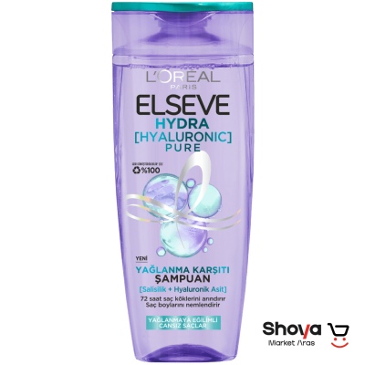 شامپو لورال LOREAL مخصوص موهای چرب مدل Hydra Hyaluronic