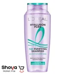 شامپو آبرسان و مرطوب کننده Loreal مدل Hydra Hyaluronic حجم 300 میل