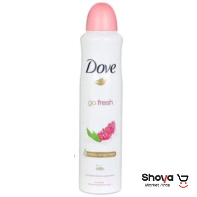 اسپری ضد تعریق زنانه داو Dove با رایحه انار و به لیمو حجم 250 میلی لیتر