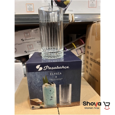 لیوان پاشاباغچه مدل elysia الیسا 4 عددی کد 520015