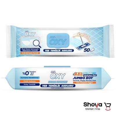 دستمال مرطوب مخصوص تی مستر اوکسی MR.OXY بسته 50 عددی
