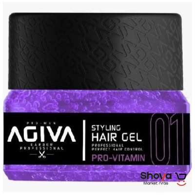 ژل مو آگیوا Agiva شماره 01 مدل STYLING GEL حجم 200 میل