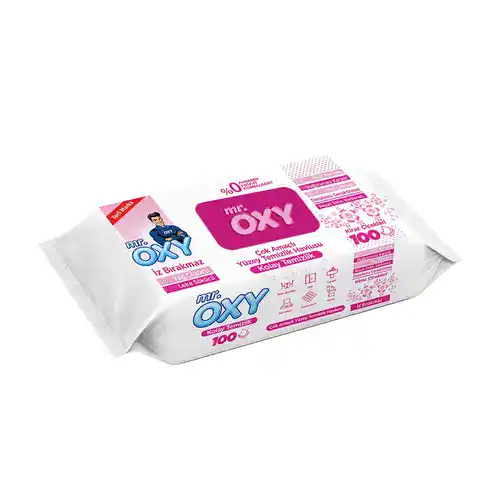 دستمال مرطوب مستر اوکسی Mr.oxy مناسب انواع سطوح بسته 100 عددی دستمال مرطوب مستر اوکسی MR.OXY مناسب انواع سطوح بسته 100 عددی