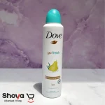 اسپری ضد تعریق زنانه داو مدل go fresh با رایحه گلابی و آلوورا 250 میل - Image 2