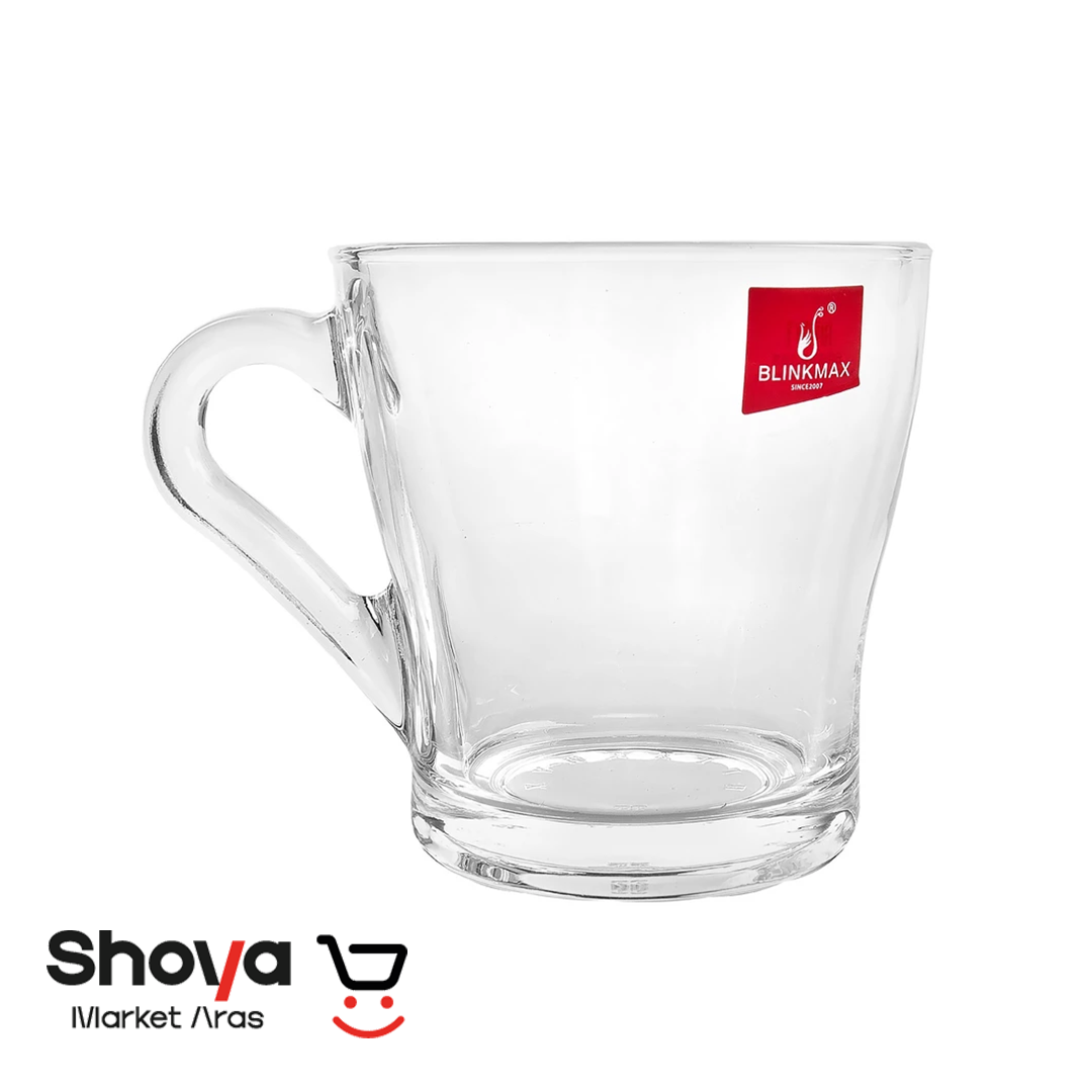 Krom ست فنجان دستهدار بلینک مکس Blinkmaxمدل کروم 6 عددی