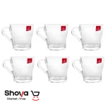 ست فنجان دسته‌دار بلینک مکس Blinkmaxمدل کروم 6 عددی