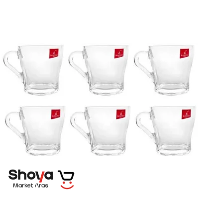 ست فنجان دسته‌دار بلینک مکس Blinkmaxمدل کروم 6 عددی