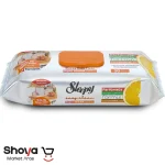 دستمال مرطوب آشپزخانه Sleepy حاوی روغن پرتغال بسته 50 عددی