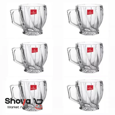 ست فنجان دسته‌دار بلینک مکس Blinkmax مدل اسکوئر ۶ عددی