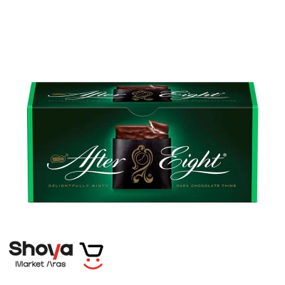 شکلات تلخ افتر ایت After Eight نستله Nestlé با مغز کرم نعناع وزن 200 گرم