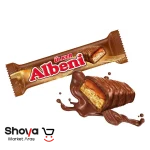 ویفر شکلاتی اولکر آلبنی Ülker Albeni با مغز کارامل و بیسکوییت وزن 52 گرم