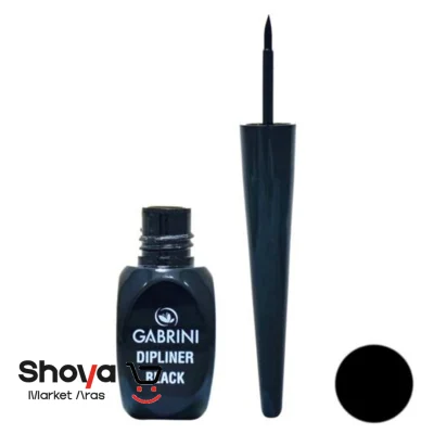 خط چشم کوزه ای گابرینی Gabrini مدل Dipliner Black حجم 7 میلی لیتر
