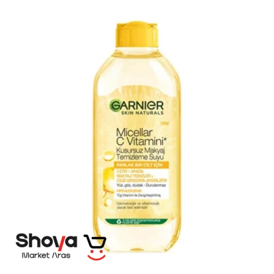 میسلار واتر گارنیر Garnier مدل Vitamin C روشن کننده حجم 400 میلی لیتر