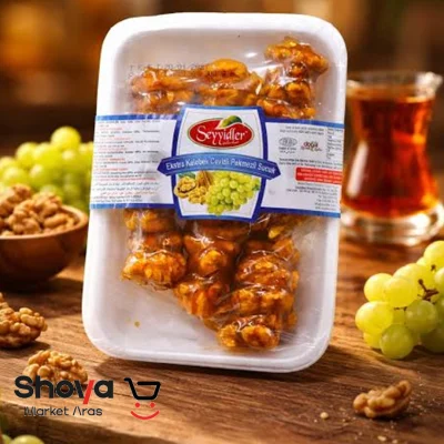 سوجوک سیدلر Seyyidler حاوی شیره انگور و گردو وزن 350 گرم