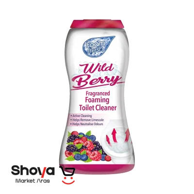 فوم جرم گیر توالت فرنگی فوم فرش Foam Fresh رایحه توت‌های وحشی حجم 500 میلی لیتر