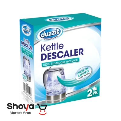 پودر رسوب زدای کتری دوزیت Duzzit مدل Kettle Descaler بسته 2 عددی وزن 80 گرم