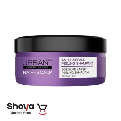 شامپو اسکراب کف سر اوربان کر Urban Care مدل No.2 Biotin Caffeine مناسب موهای مستعد ریزش حجم ۲۰۰ میلی‌لیتر