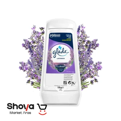 ژل خوشبوکننده هوا گلید Glade با رایحه اسطوخودوس Lavender وزن 150 گرم